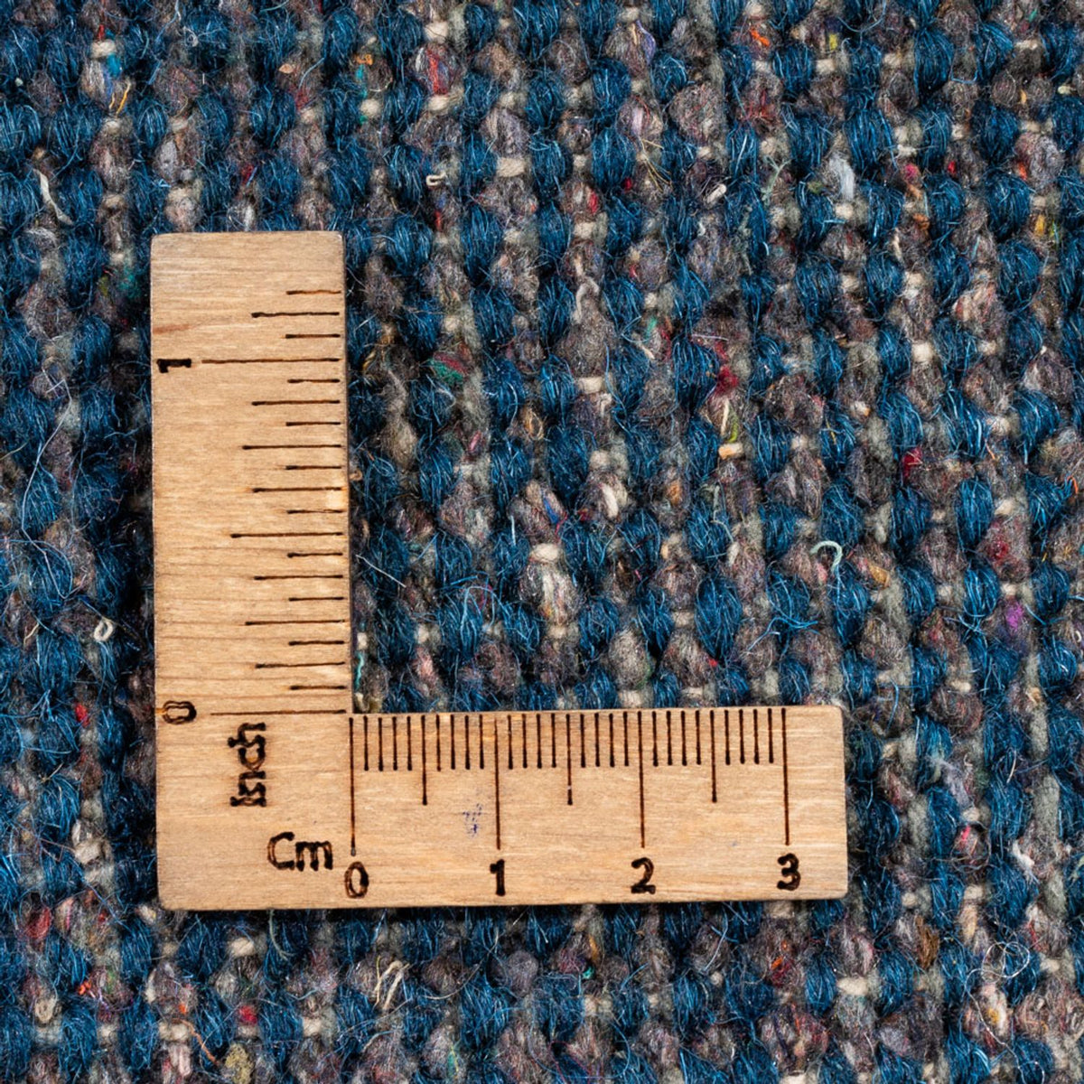 Tappeto Gabbeh - Indus rotondo  - 190 x 190 cm - blu