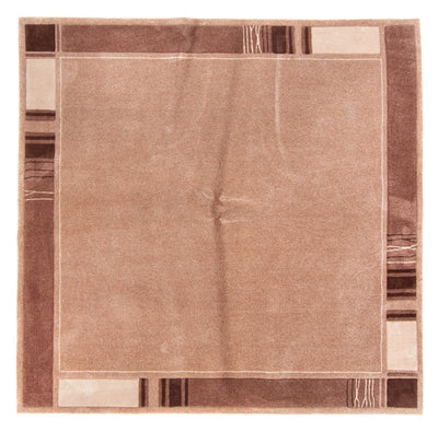 Tappeto 200x200cm - Tappeto di lana - marrone