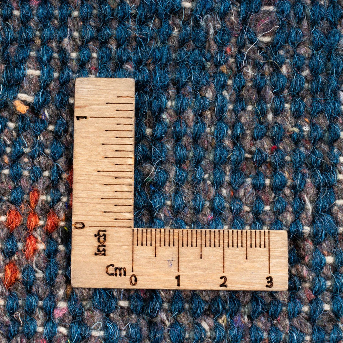 Tappeto Gabbeh - Indus rotondo  - 199 x 199 cm - blu