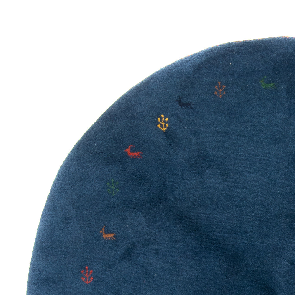 Gabbeh Indo Tappeto 194x194cm - Tappeto di lana