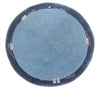 Tappeto Nepal 210x210cm - Tappeto di lana - Rotondo / Blu / 210 x 210 cm Rotondo