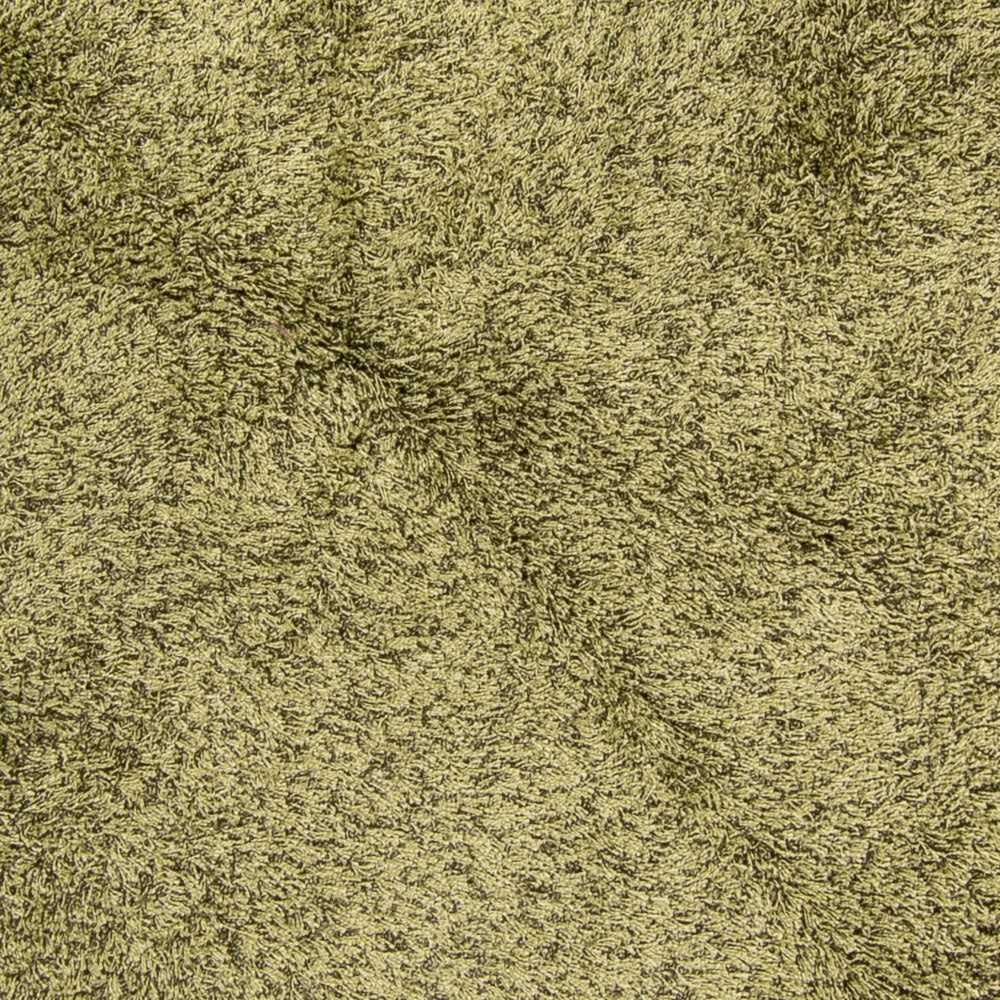 Tappeto a pelo alto rotondo  - 200 x 200 cm - verde oliva