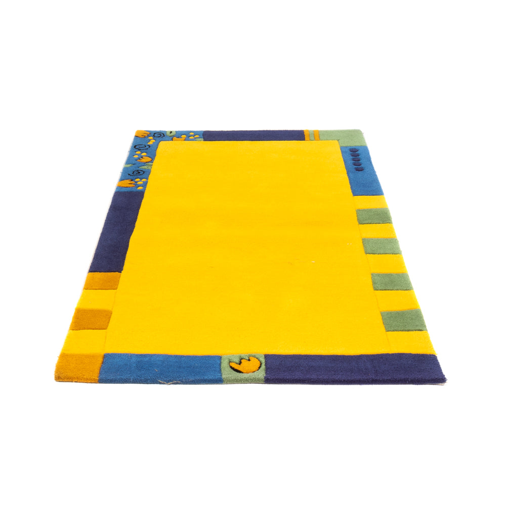 Tappeto moderno - 160 x 90 cm - giallo