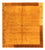 Tappeto Nepal quadrato  - 207 x 199 cm - ruggine