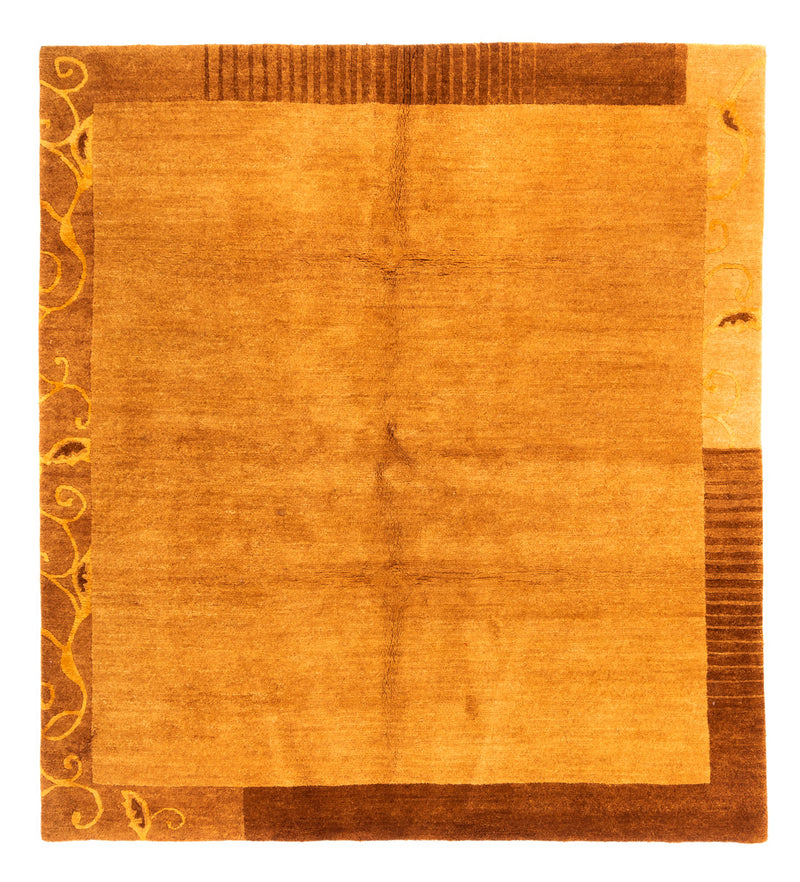 Tappeto Nepal quadrato  - 207 x 199 cm - ruggine