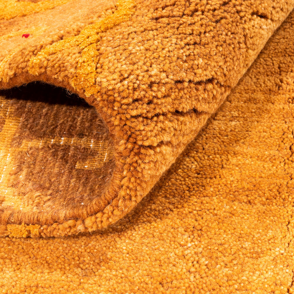 Tappeto Nepal quadrato  - 207 x 199 cm - ruggine