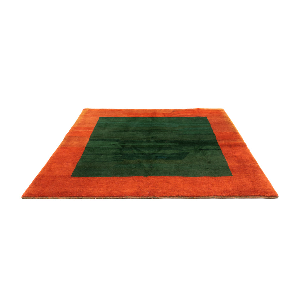 Tappeto Gabbeh - Indus quadrato  - 205 x 196 cm - verde
