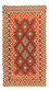 Tappeto corsia Tappeto Kelim - Splash - 203 x 110 cm - rosso