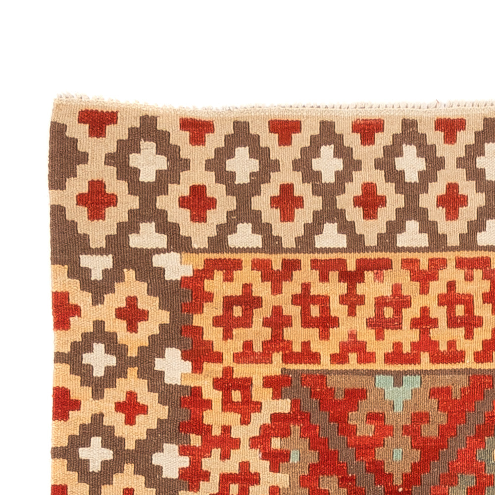 Tappeto corsia Tappeto Kelim - Splash - 203 x 110 cm - rosso