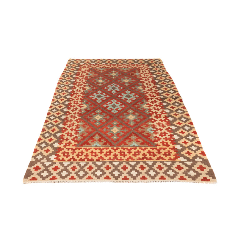 Tappeto corsia Tappeto Kelim - Splash - 203 x 110 cm - rosso
