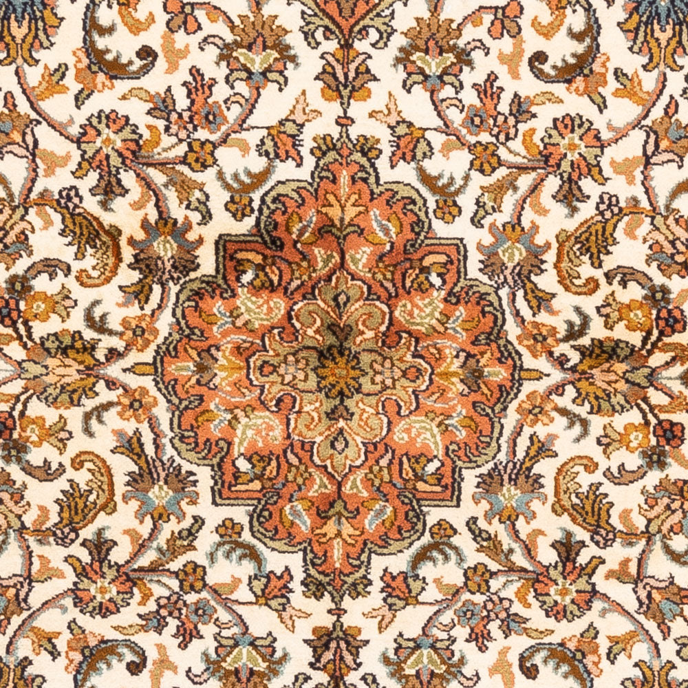 Tappeto di seta - Seta del Kashmir - 149 x 95 cm - beige