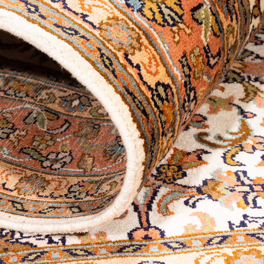 Tappeto di seta - Seta del Kashmir - 149 x 95 cm - beige