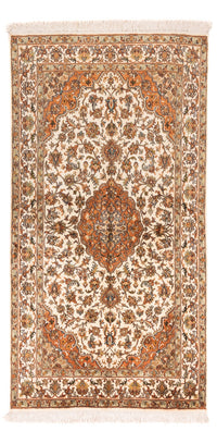 Tappeto di seta - Seta del Kashmir - 168 x 95 cm - beige