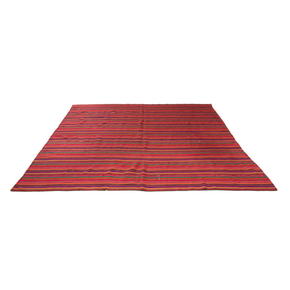 Tappeto Kelim - Vecchio quadrato  - 240 x 238 cm - rosso