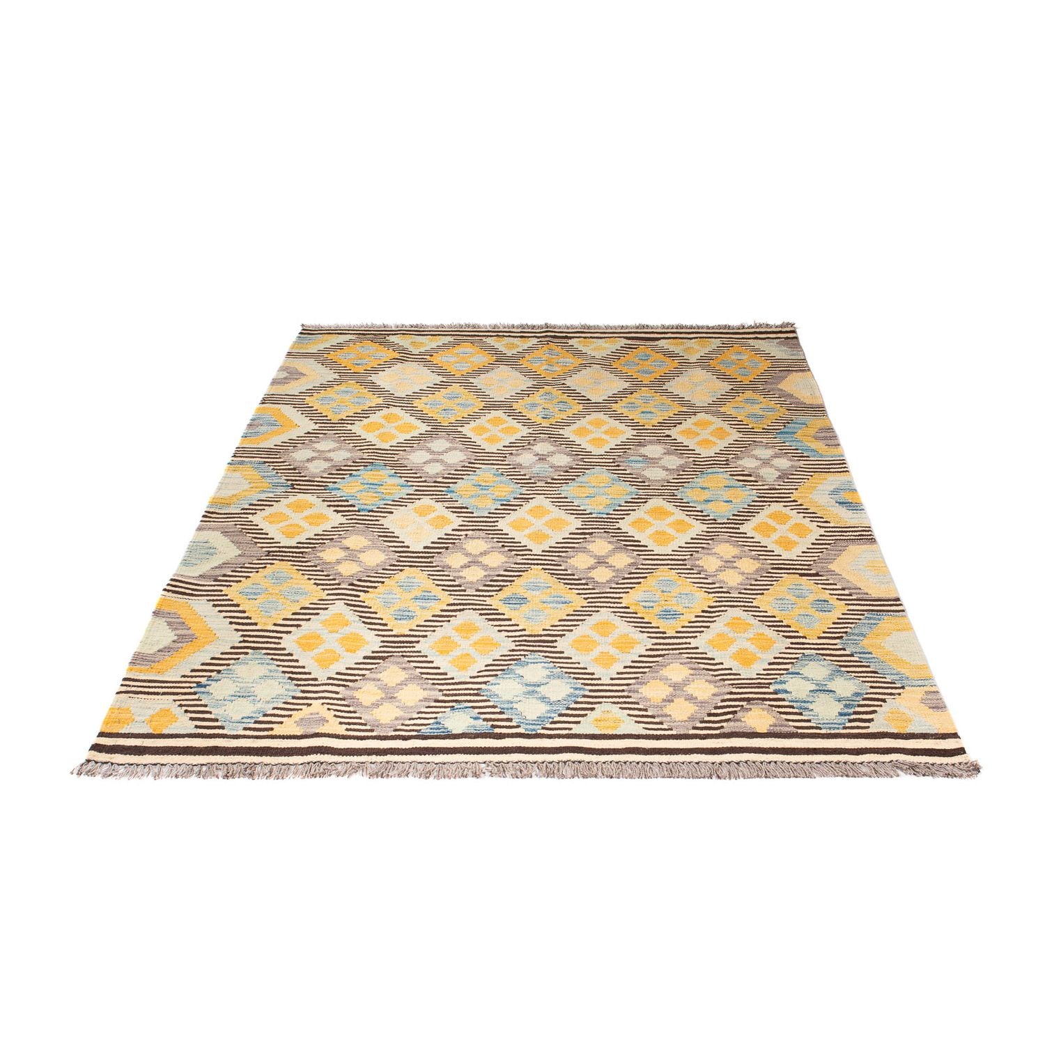 Tappeto Kelim - Splash - 175 x 125 cm - multicolore