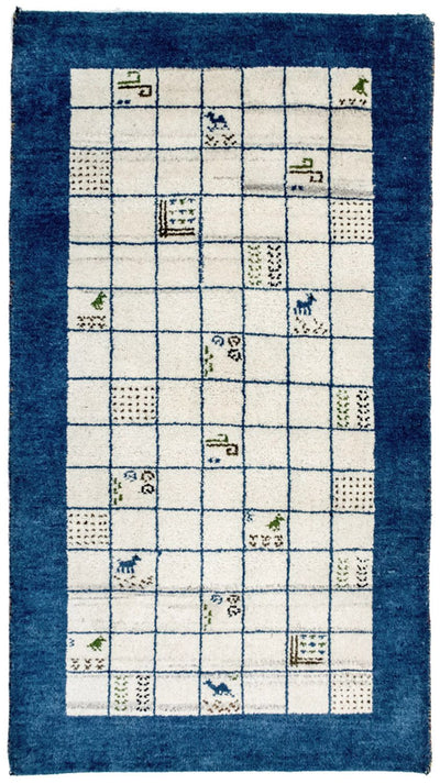 Gabbeh Indo Tappeto 92x162cm - Tappeto di lana