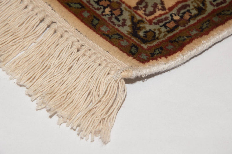 Tappeto di seta - Seta del Kashmir - 164 x 94 cm - beige