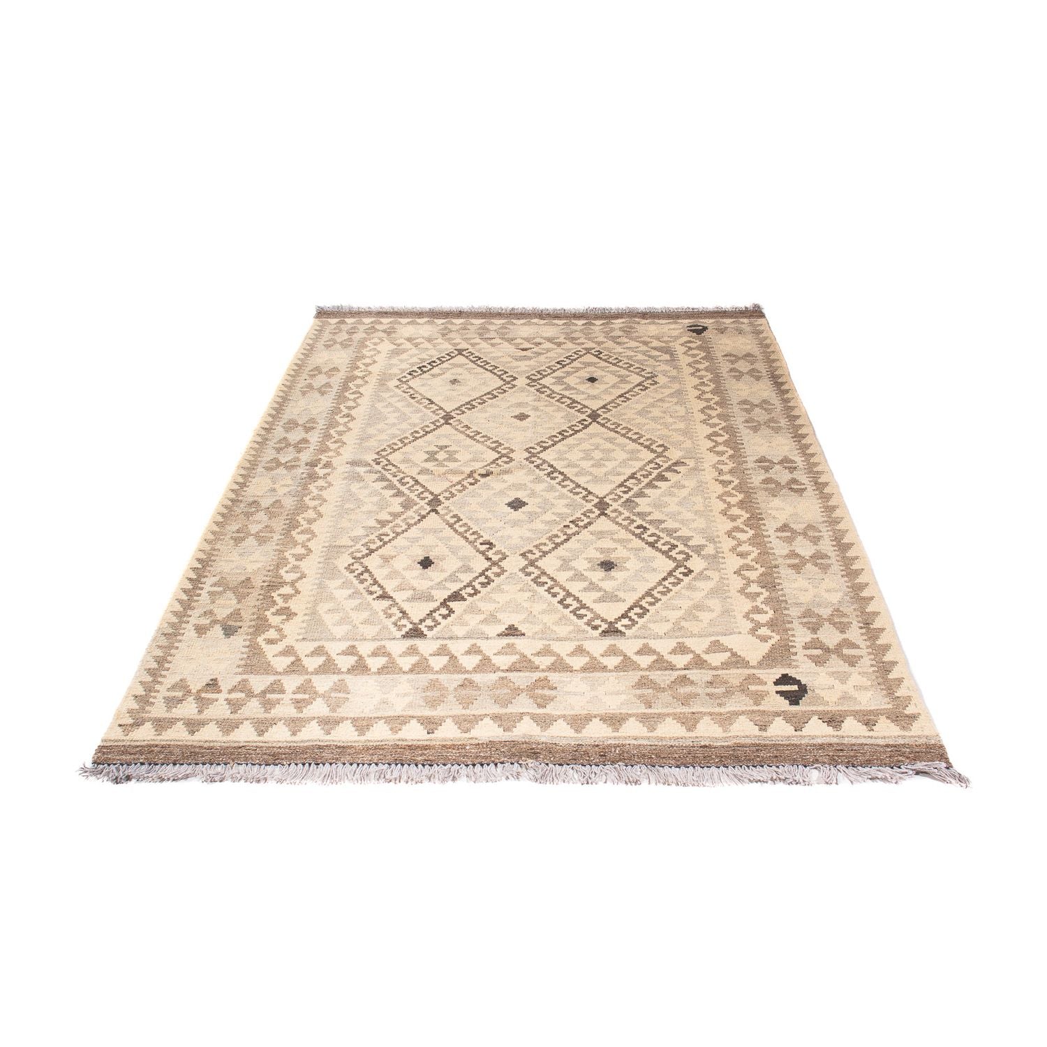 Tappeto Kelim - Splash - 190 x 130 cm - beige