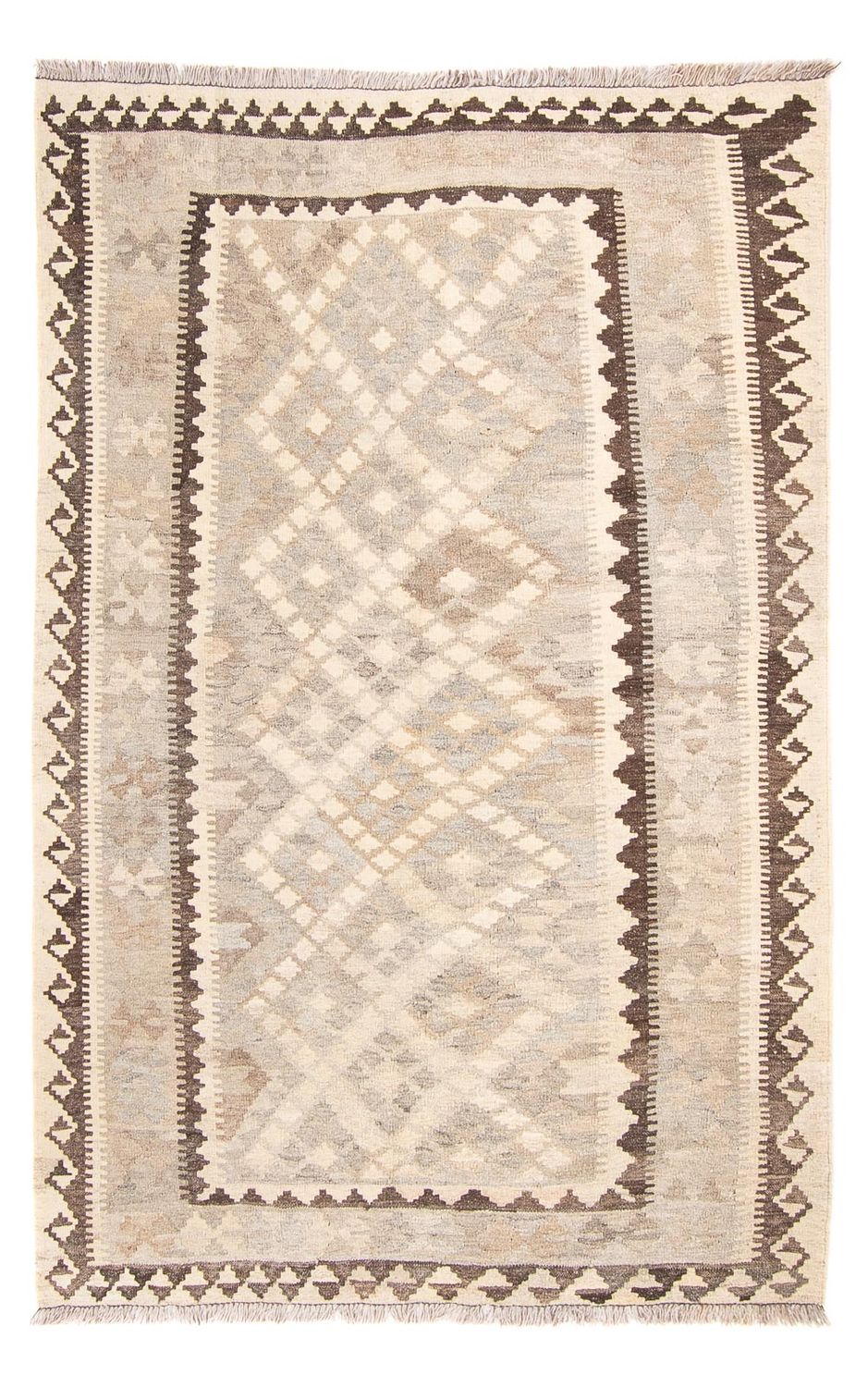 Tappeto Kelim - Splash - 196 x 134 cm - naturale