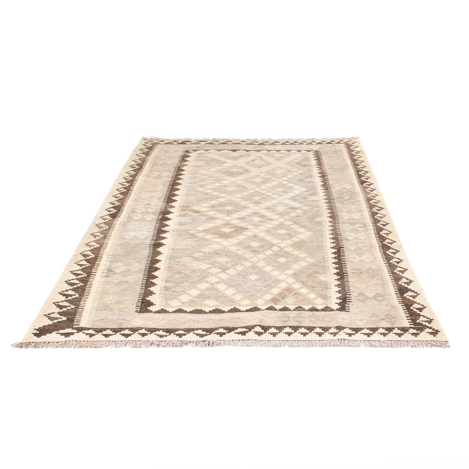 Tappeto Kelim - Splash - 196 x 134 cm - naturale