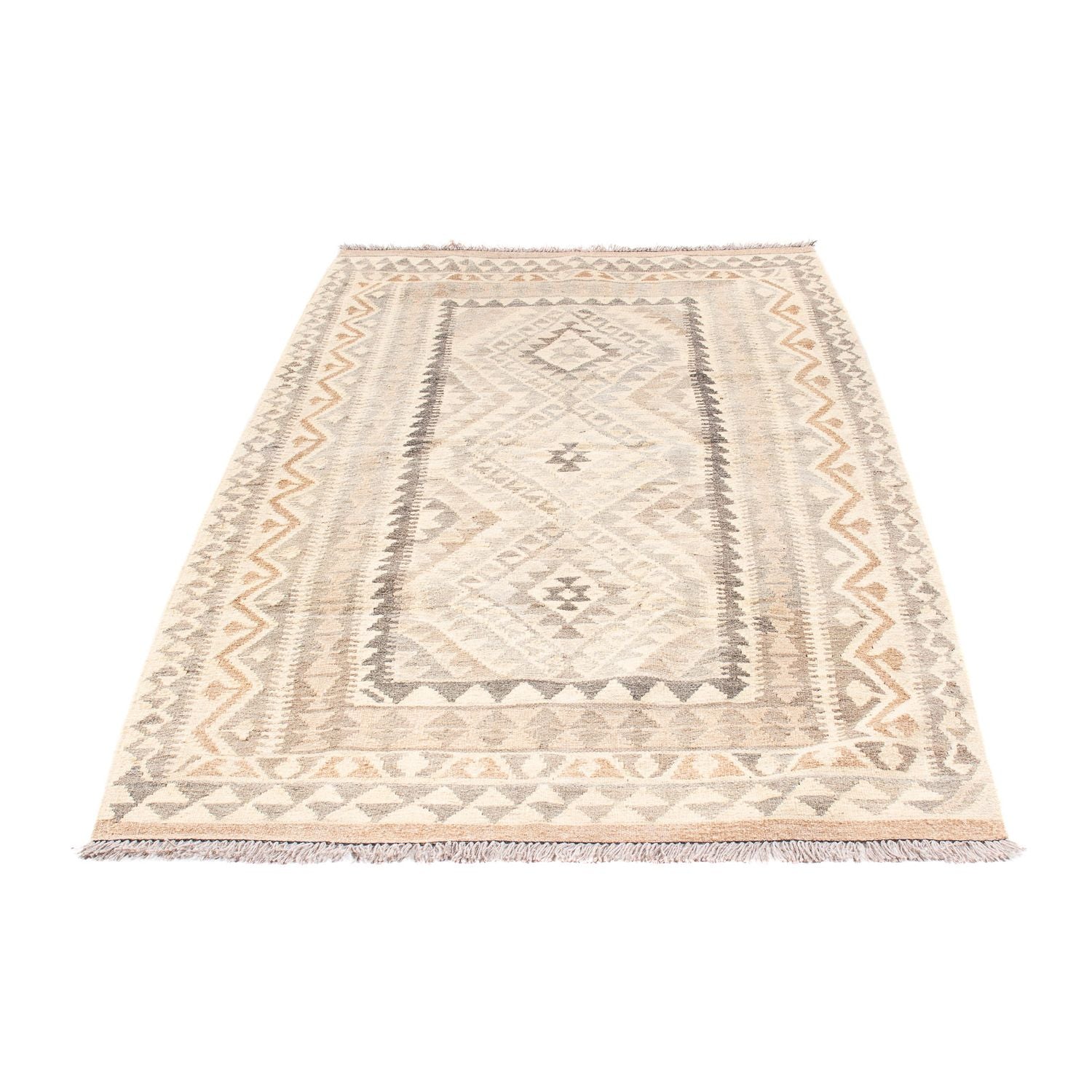 Tappeto Kelim - Splash - 203 x 121 cm - beige
