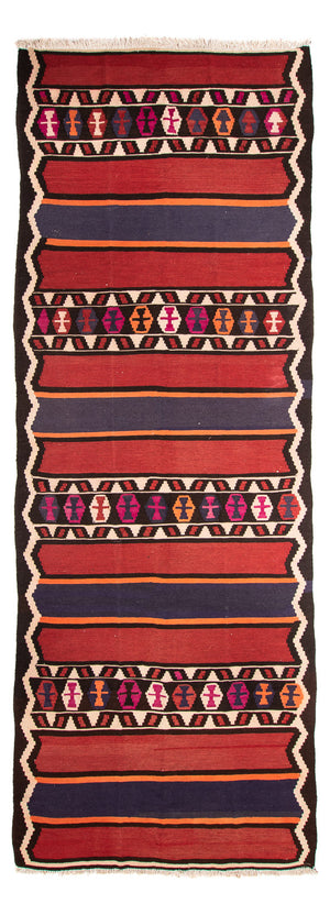 Tappeto corsia Tappeto Kelim - Vecchio - 380 x 135 cm - multicolore