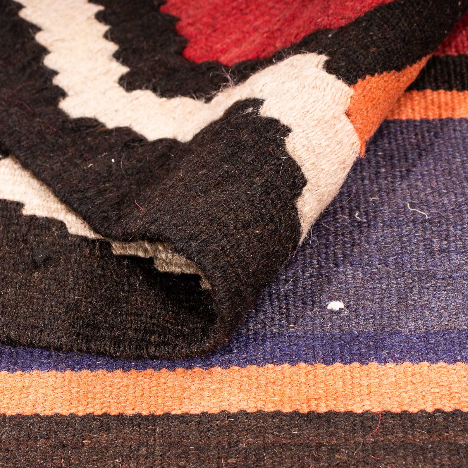 Tappeto corsia Tappeto Kelim - Vecchio - 380 x 135 cm - multicolore