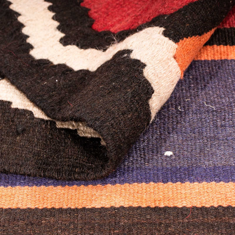 Tappeto corsia Tappeto Kelim - Vecchio - 380 x 135 cm - multicolore
