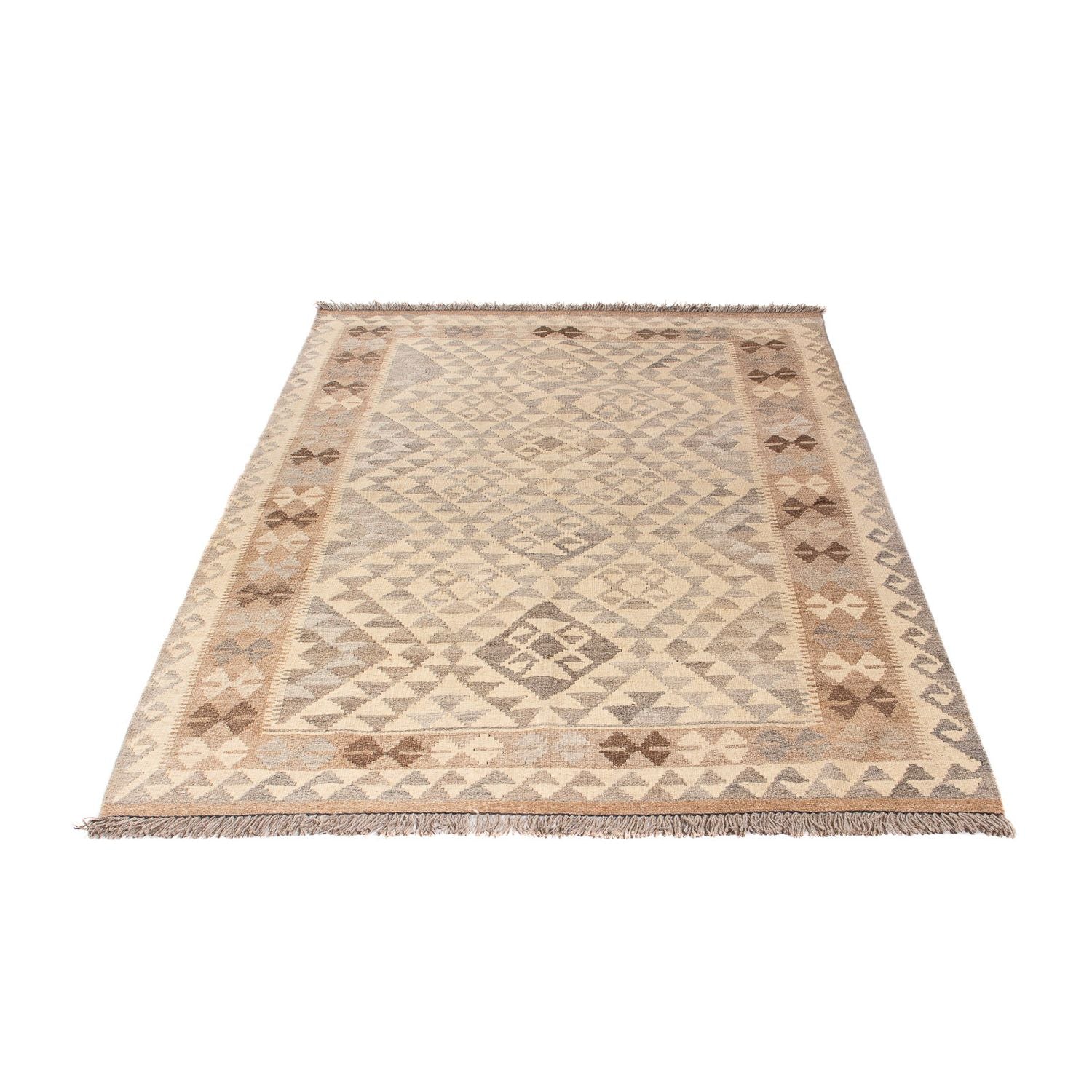 Tappeto Kelim - Splash - 173 x 125 cm - beige