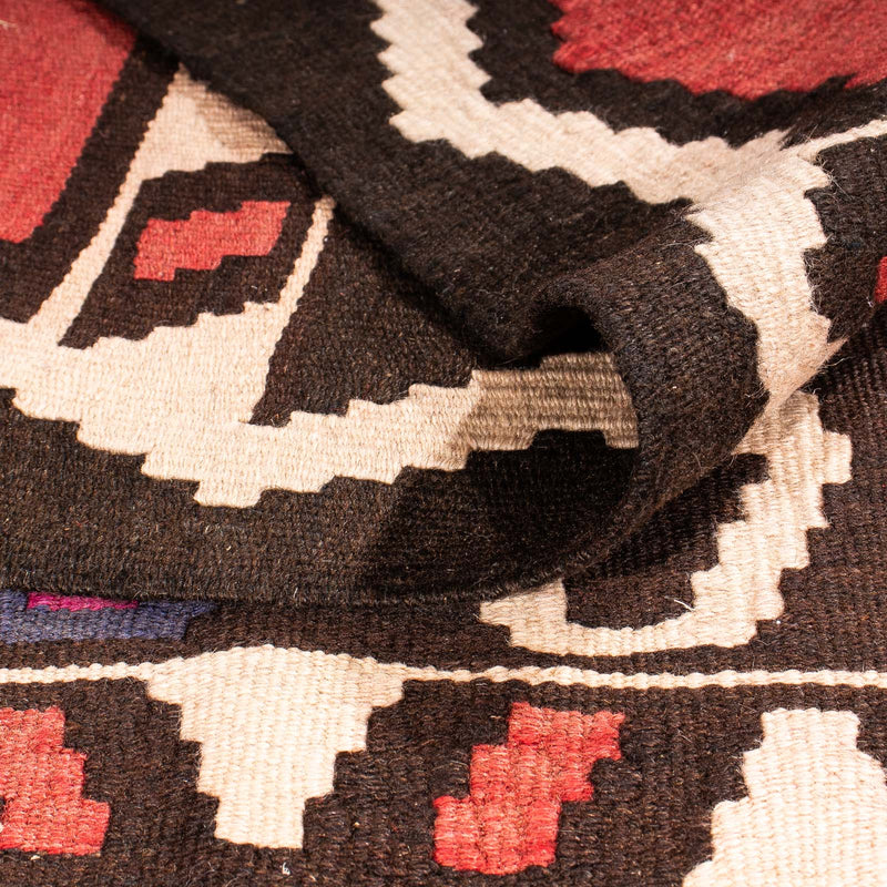 Tappeto corsia Tappeto Kelim - Vecchio - 380 x 140 cm - multicolore