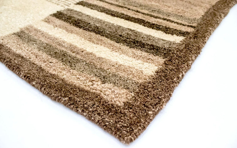 Tappeto di lana - 196 x 139 cm - beige