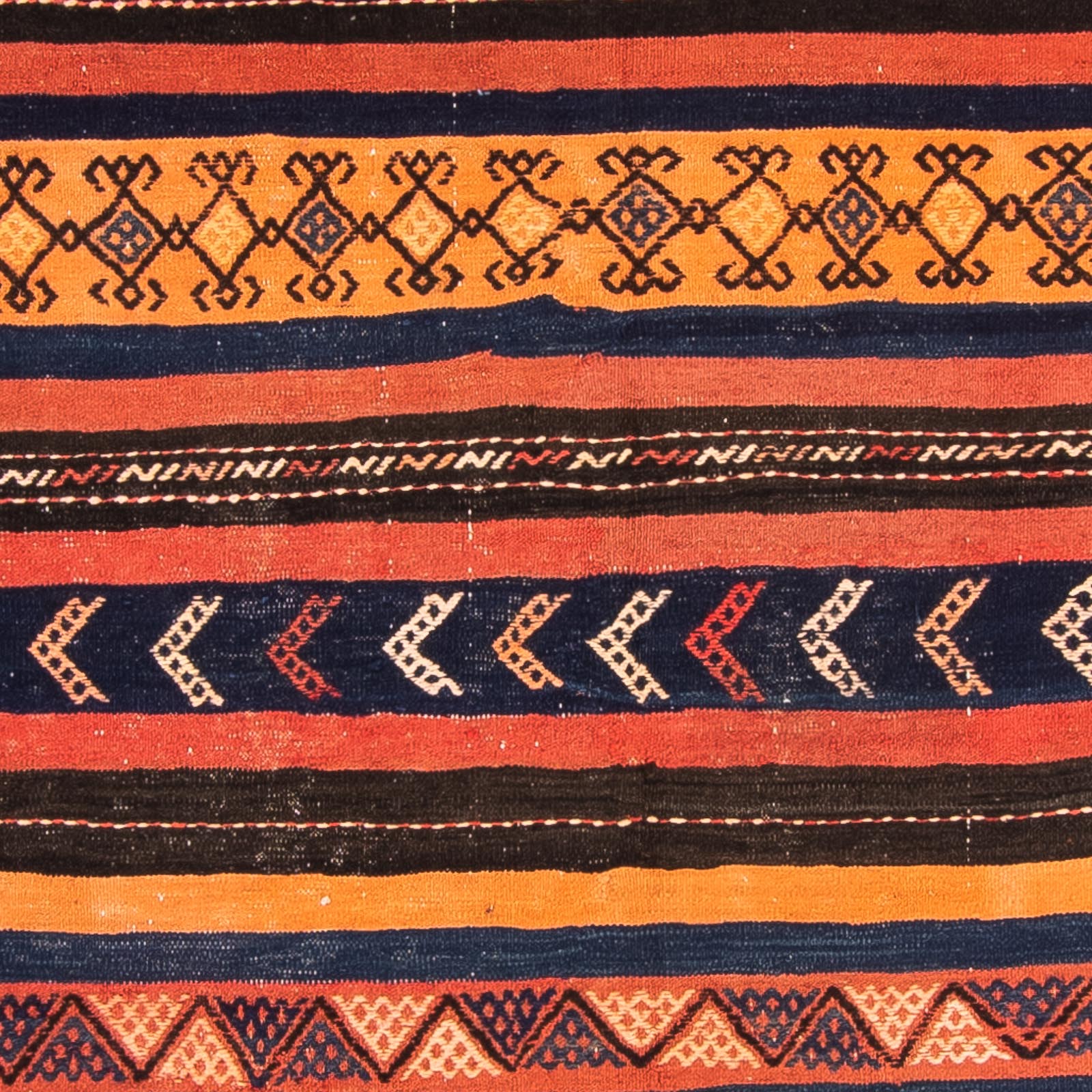Tappeto Kelim - Vecchio - 210 x 157 cm - multicolore