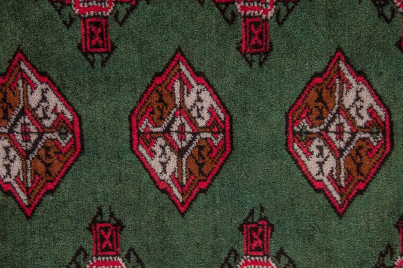 Tappeto Turkaman - 143 x 99 cm - verde