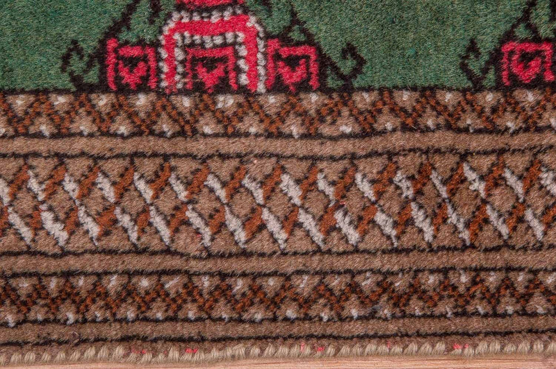 Tappeto Turkaman - 143 x 99 cm - verde