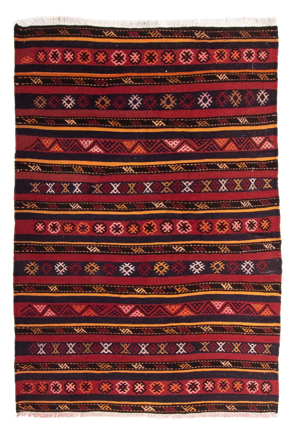 Tappeto Kelim - Vecchio - 210 x 140 cm - multicolore