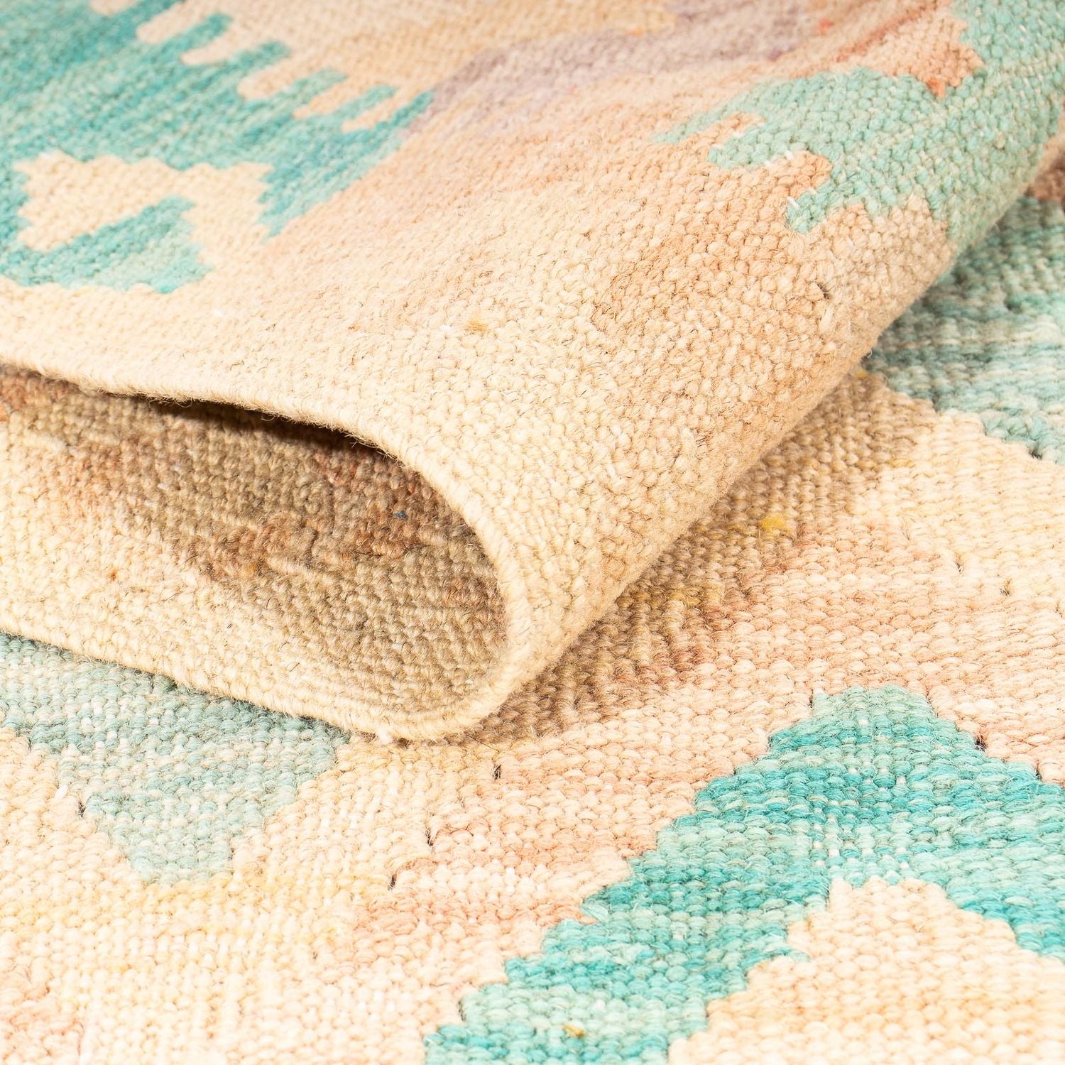 Tappeto Kelim - Splash - 203 x 152 cm - multicolore