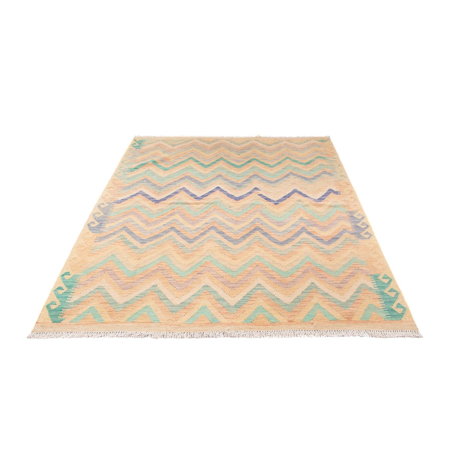 Tappeto Kelim - Splash - 203 x 152 cm - multicolore