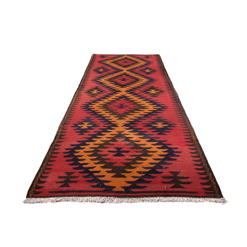 Tappeto corsia Tappeto Kelim - Vecchio - 395 x 150 cm - multicolore