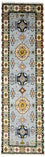 Tappeto corsia Tappeto orientale - 300 x 82 cm - blu chiaro
