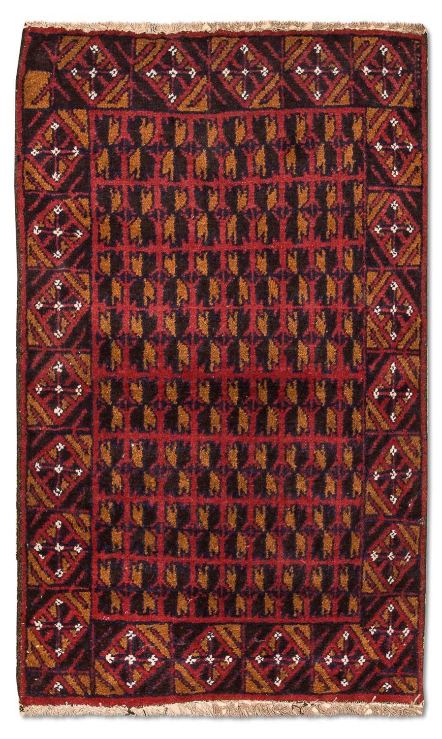 Tappeto Belutsch - 129 x 77 cm - rosso