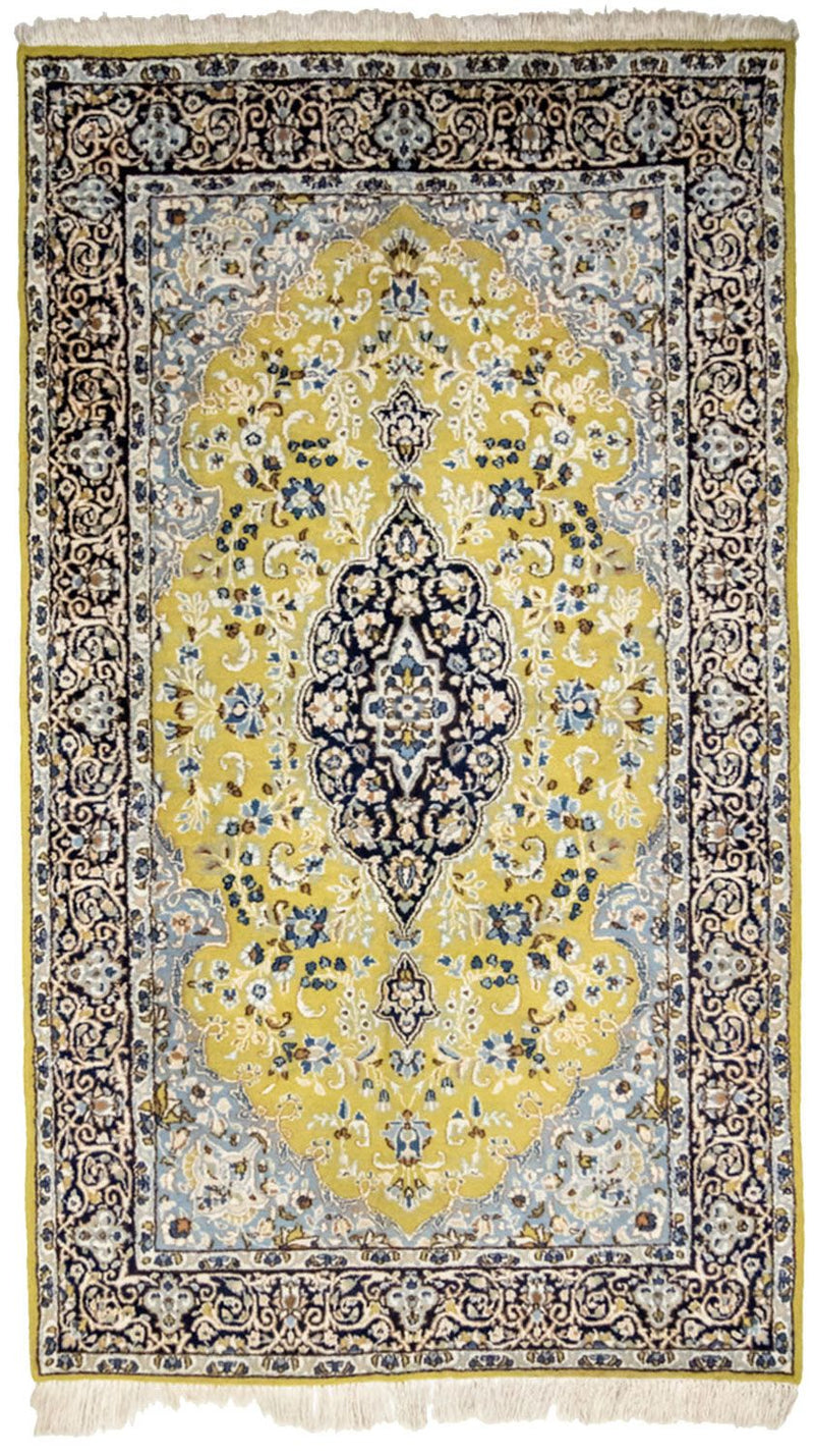 Tappeto Persero - Nain - Reale - 259 x 151 cm - verde chiaro