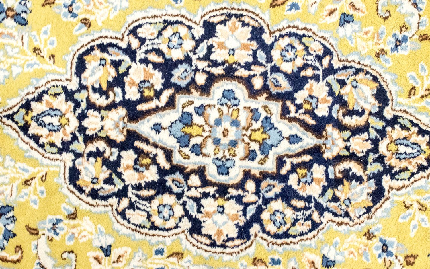 Tappeto Persero - Nain - Reale - 259 x 151 cm - verde chiaro