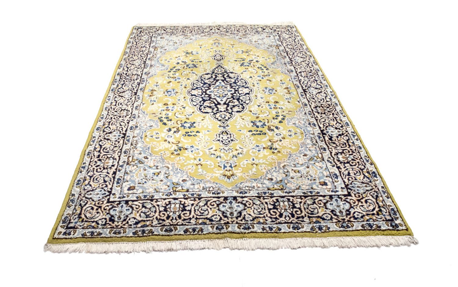 Tappeto Persero - Nain - Reale - 259 x 151 cm - verde chiaro