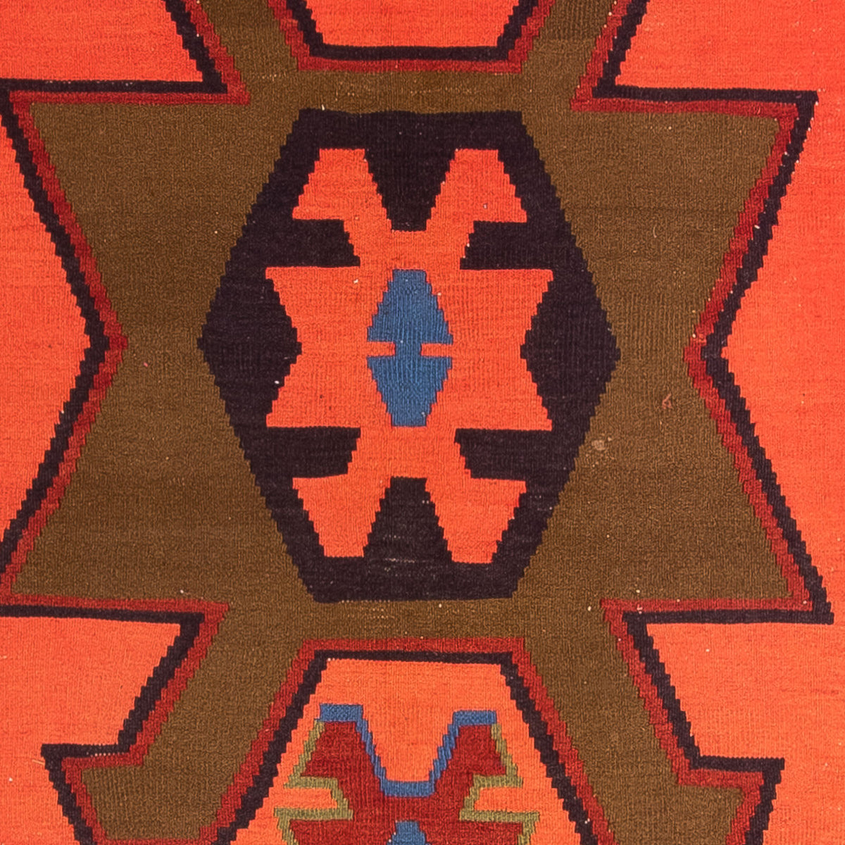 Tappeto corsia Tappeto Kelim - Vecchio - 335 x 150 cm - multicolore