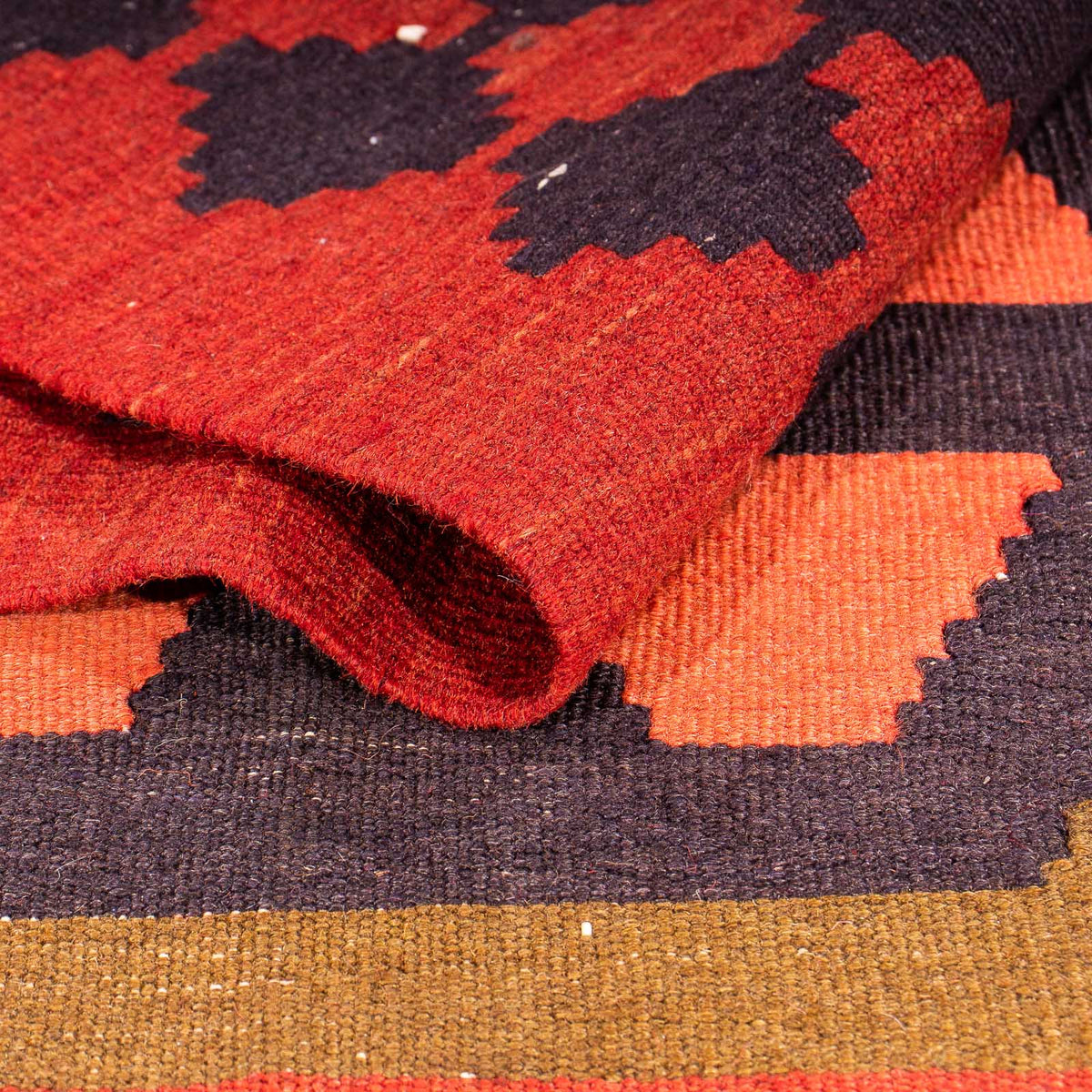 Tappeto corsia Tappeto Kelim - Vecchio - 335 x 150 cm - multicolore