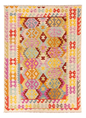 Tappeto Kelim - Splash - 203 x 148 cm - multicolore