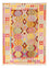 Tappeto Kelim - Splash - 203 x 148 cm - multicolore
