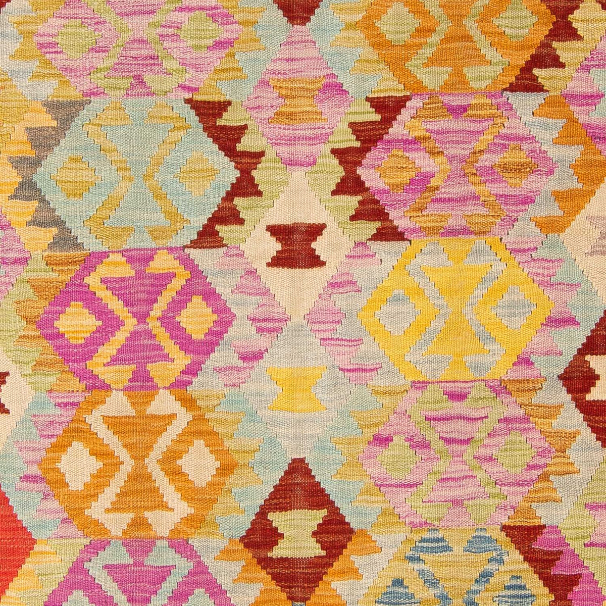 Tappeto Kelim - Splash - 203 x 148 cm - multicolore