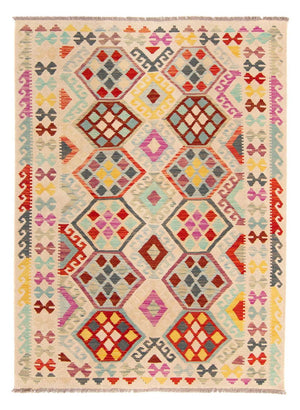 Tappeto Kelim - Splash - 204 x 154 cm - multicolore