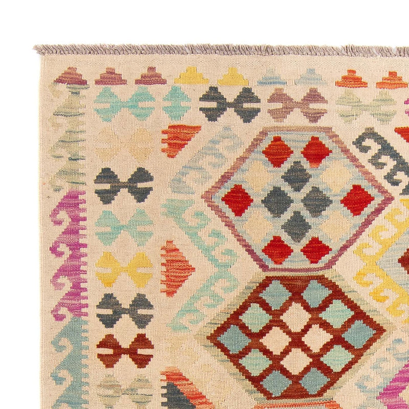 Tappeto Kelim - Splash - 204 x 154 cm - multicolore